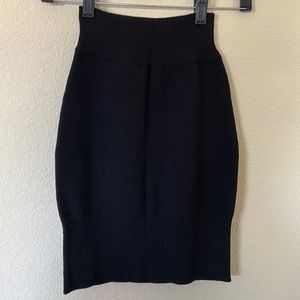NWT BEBE Tube Pencil Skirt Medium Black